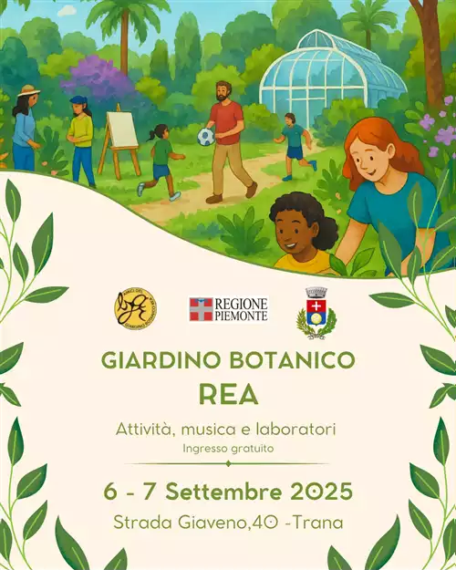 Attività, musica e laboratori al Giardino Botanico REA
