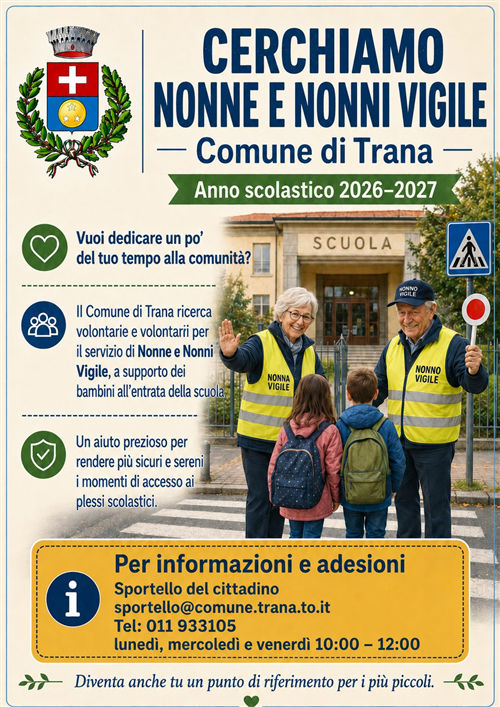 Cerchiamo Nonne e Nonni Vigile!