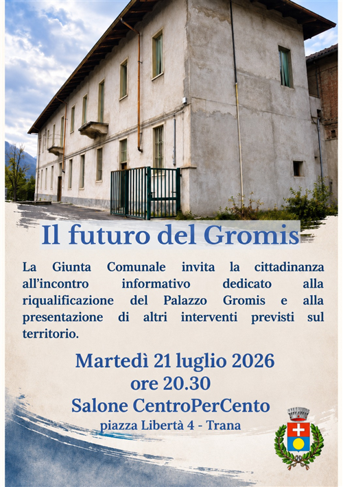 Incontro "Il futuro del Gromis"