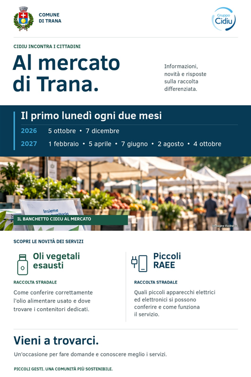 Iniziativa CIDIU - "Al mercato di Trana"